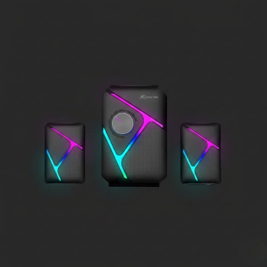 XTRIKE ME SK-610 SUBWOOFER RGB STEREO WIRED GAMING SPEAKERS