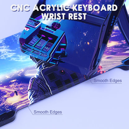 ATTACK SHARK Acrylic Wrist Rest with Pattern