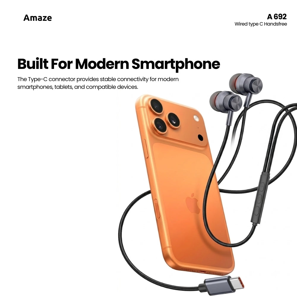 Wired type C Handsfree | A692