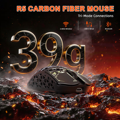 ATTACK SHARK R68 HE & R5 ULTRA Carbon Fiber Gaming Bundle