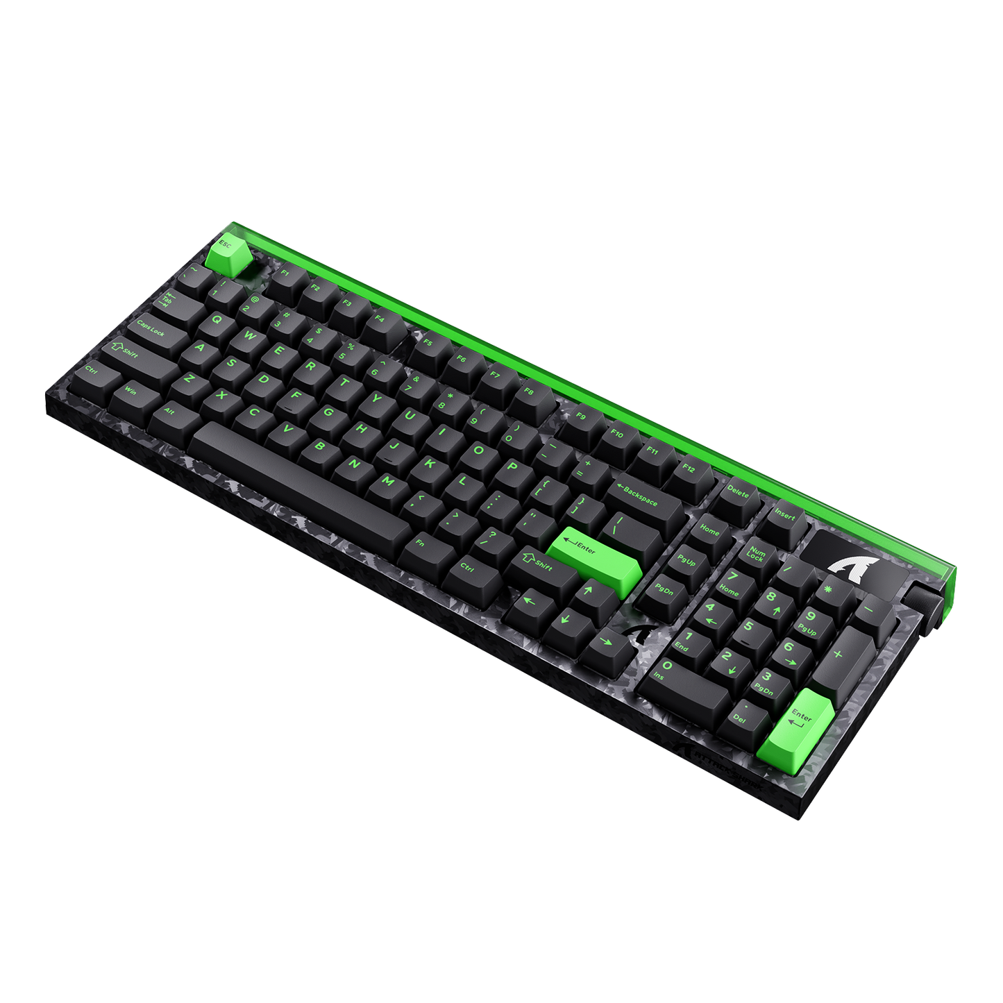 ATTACK SHARK R98 HE Carbon Fiber Rapid Trigger Keyboard Magnetic Switch