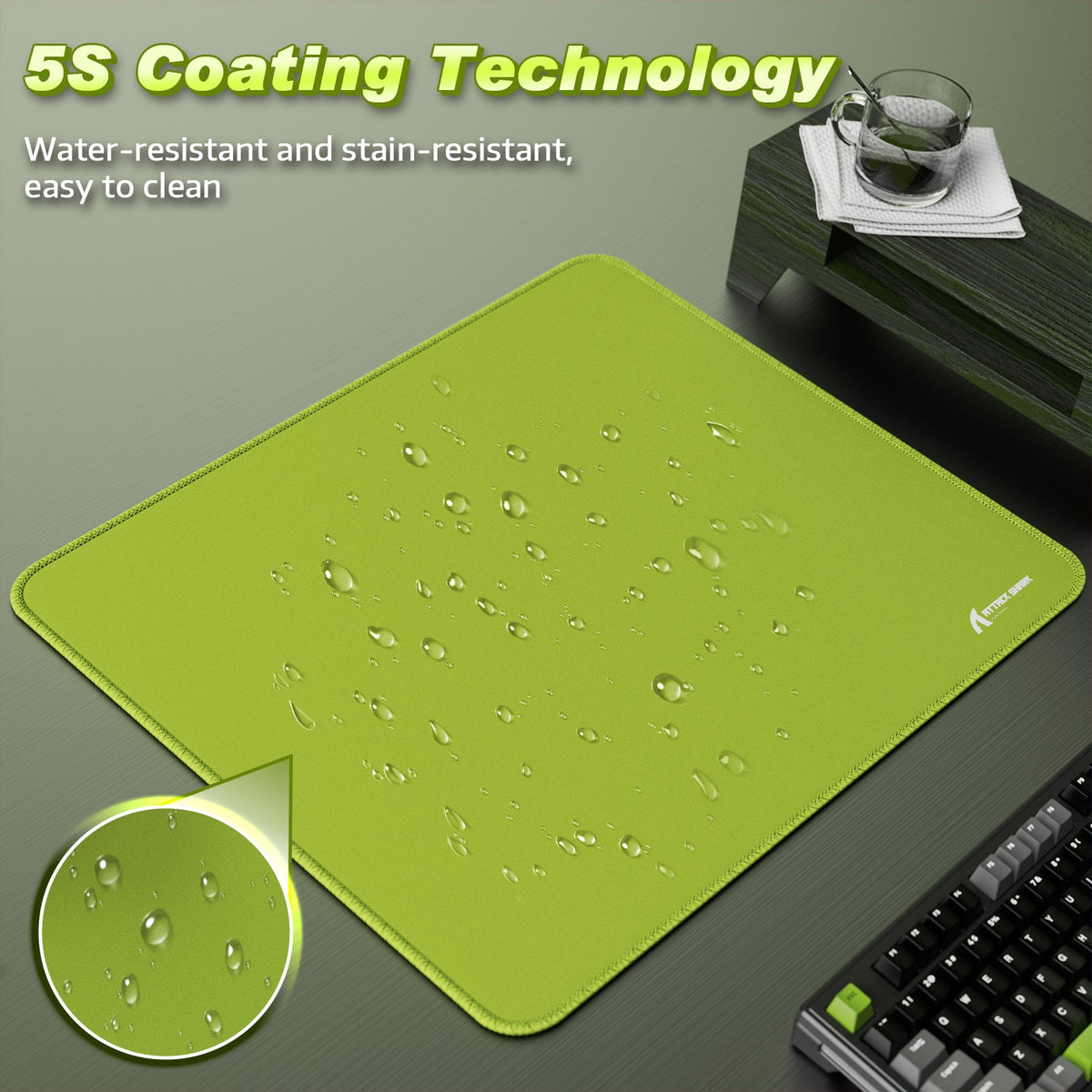 ATTACK SHARK CM02 eSport Gaming Mousepad (450x400x4 MM)