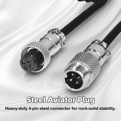 ATTACK SHARK C01ULTIMATE Coiled Cable for 8KHz Magnetic Keyboard