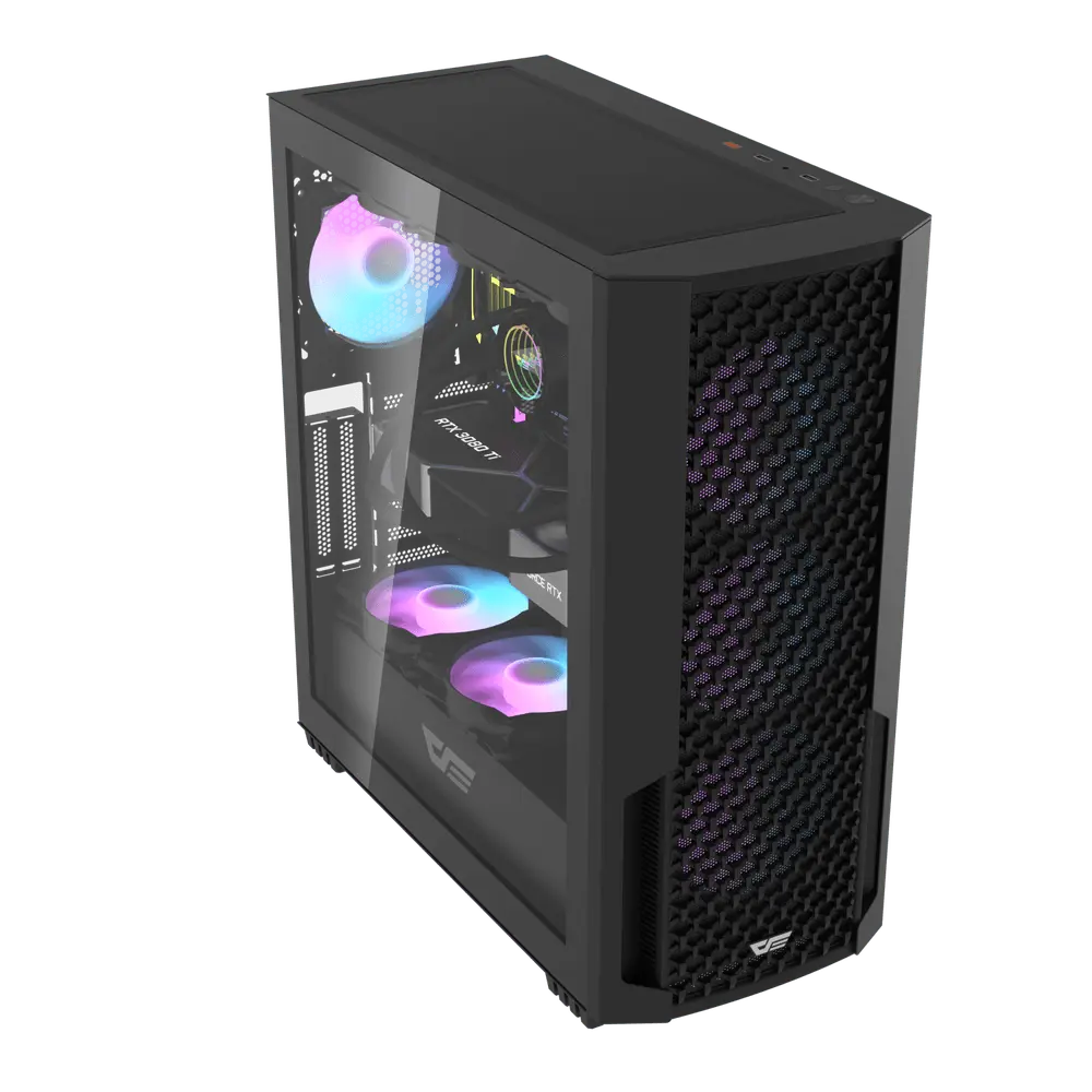 DF2100 ATX PC Case Black