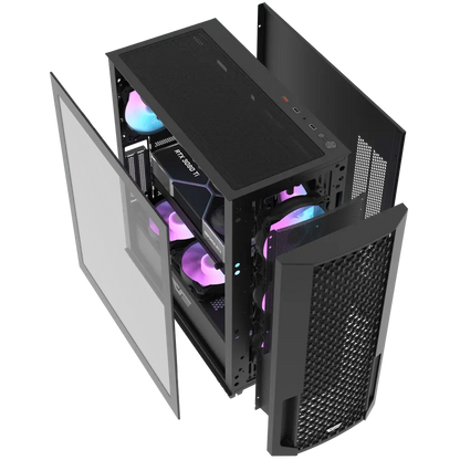 DF2100 ATX PC Case Black