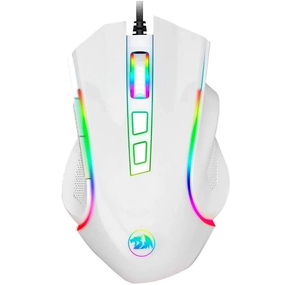 Redragon M607W GRIFFIN RGB Gaming Mouse, 7200 DPI (White)