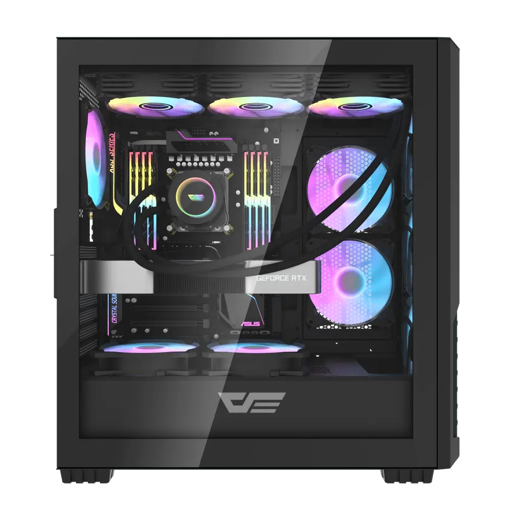 DF2100 ATX PC Case Black