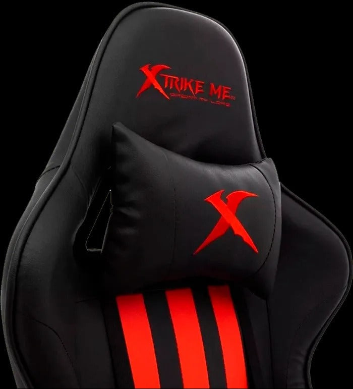 XTRIKE ME GC-905 BK ERGONOMIC ADJUSTABLE GAMING CHAIR CASTER WHEELS BLACK