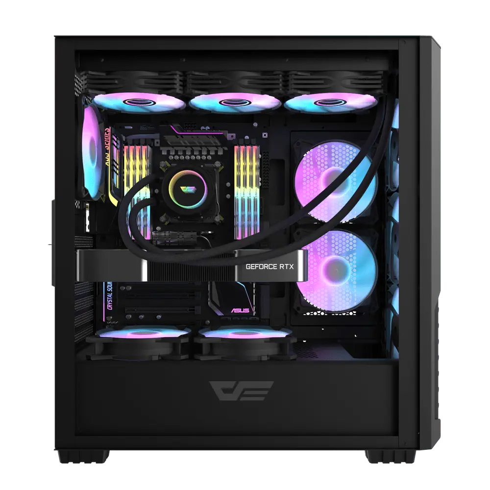 DF2100 ATX PC Case Black