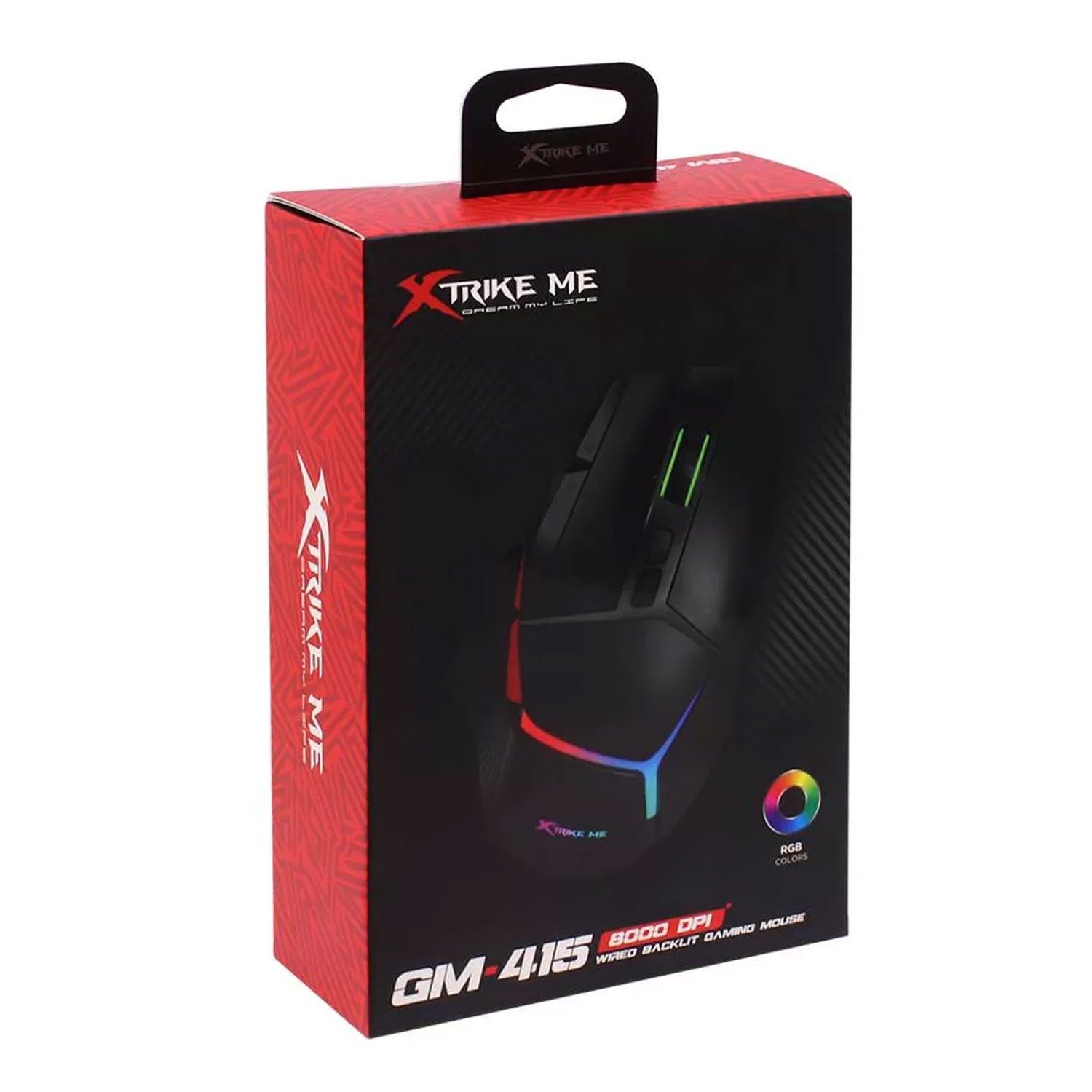 XTRIKE ME GM-415 (9 BUTTONS) RGB WIRED GAMING MOUSE