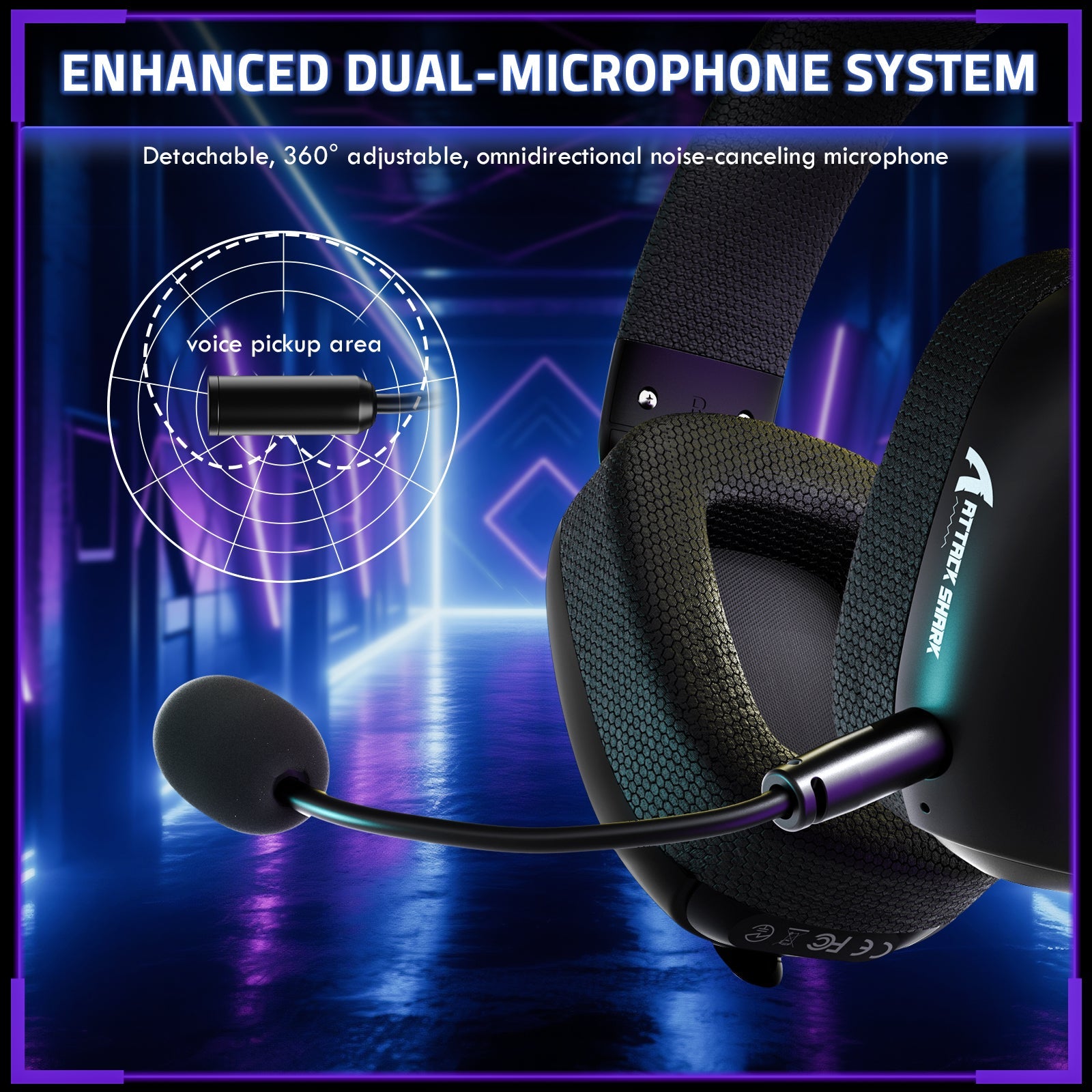 ATTACK SHARK L80 PRO Wireless Gaming Headset