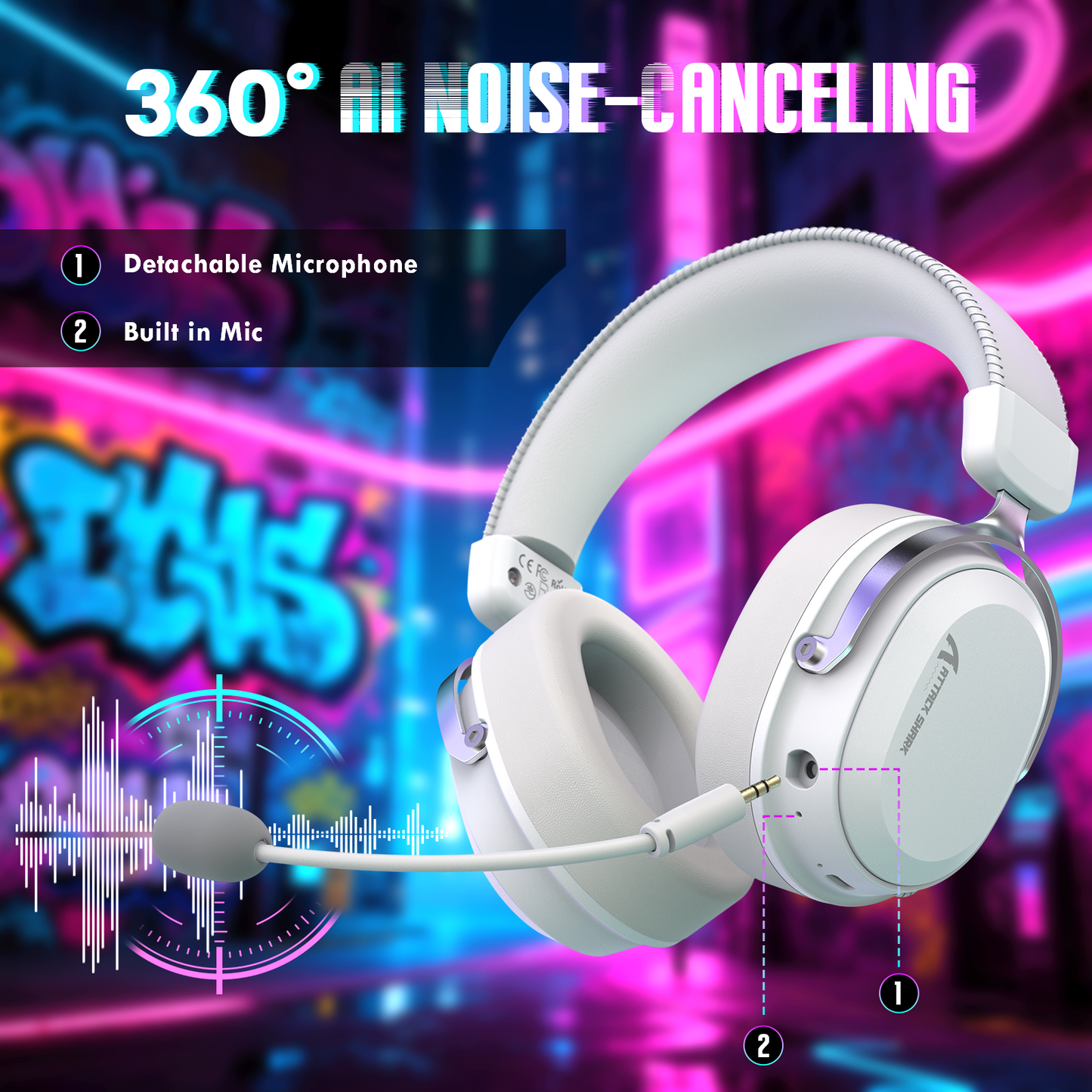 ATTACK SHARK L30 PRO Wireless Gaming Headset