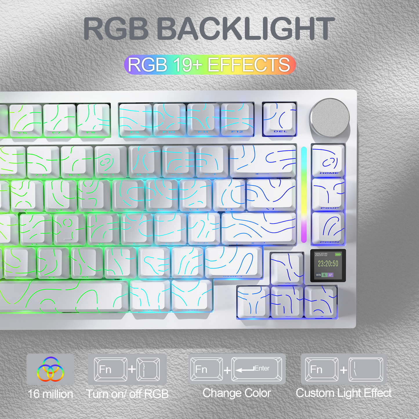 ATTACK SHARK X820Ultra Tri-mode Gasket Mechanical Keyboard