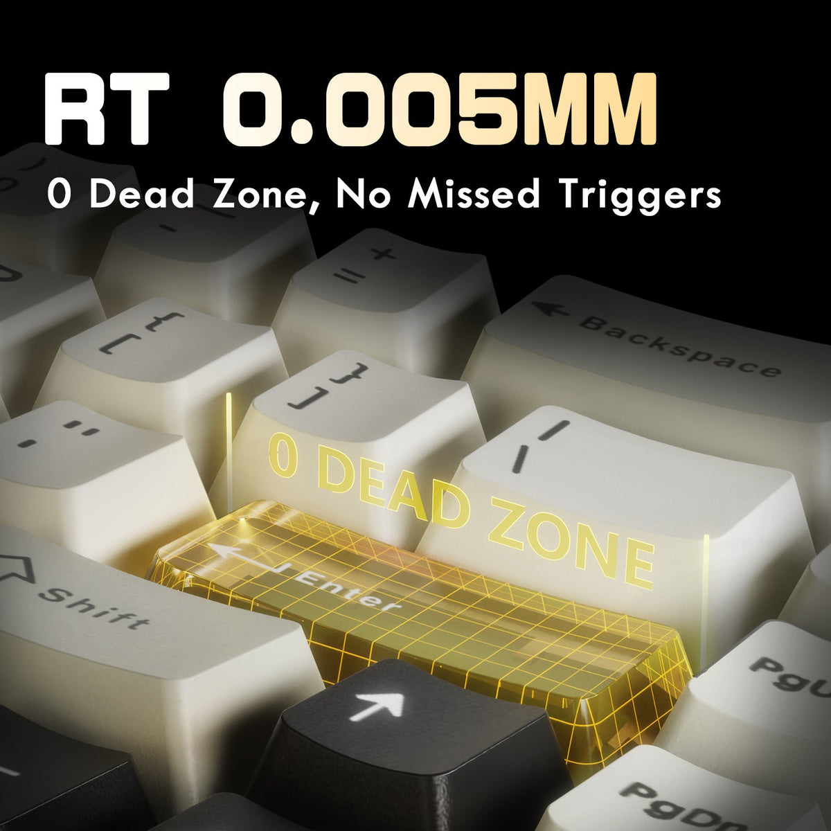 ATTACK SHARK X68MAX HE Rapid Trigger CNC Aluminum Keyboard Magnetic Switch with C01Ultra RGB Coiled Cable