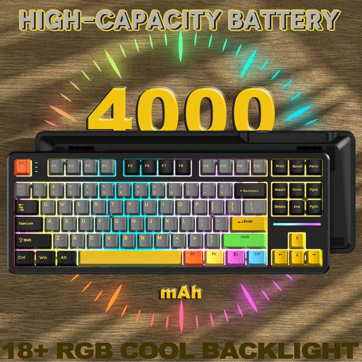 ATTACK SHARK X87 Tri-mode Gasket Mechanical Keyboard