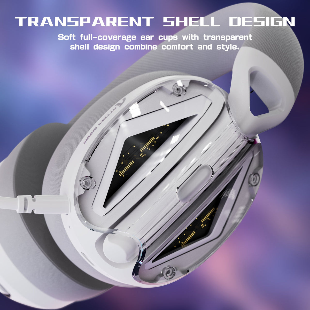 ATTACK SHARK L60 Ultra-Light Tri-Mode Gaming Headset