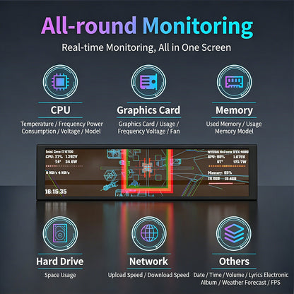 ATTACK SHARK x AJAZZ 9.2-inch IPS LCD Monitor