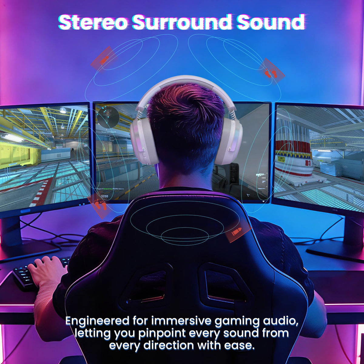 ATTACK SHARK G800 Wireless Gaming Headset