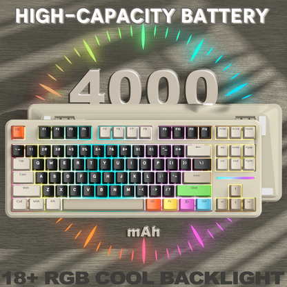 ATTACK SHARK X87 Tri-mode Gasket Mechanical Keyboard
