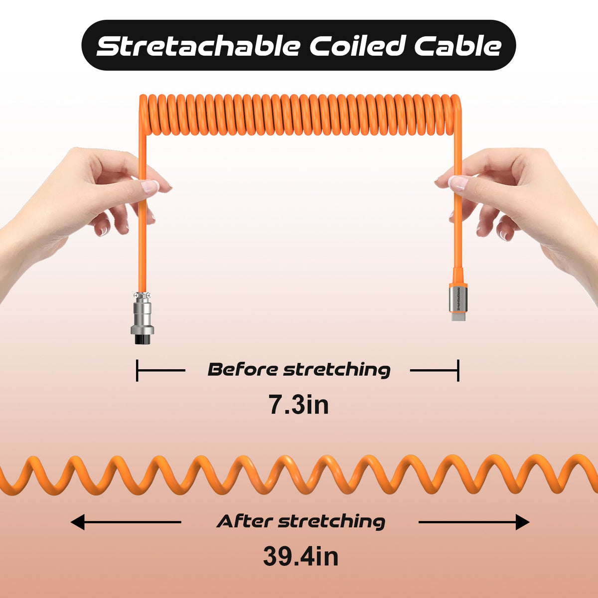 ATTACK SHARK C04 COILED CABLE