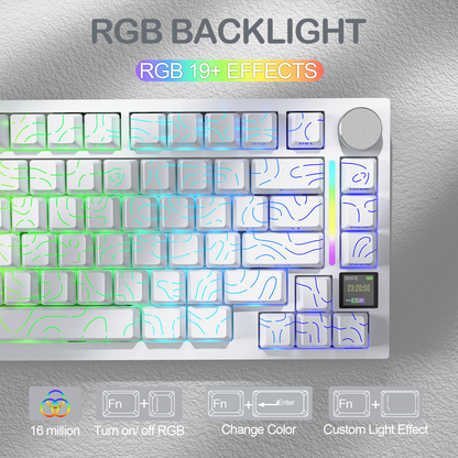 ATTACK SHARK X820Ultra Tri-mode Gasket Mechanical Keyboard