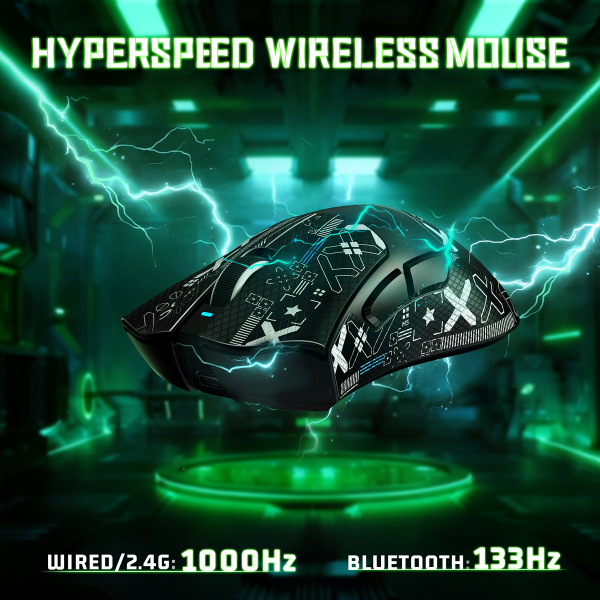 ATTACK SHARK V3 Ultra-Light Tri-Mode Gaming Mouse