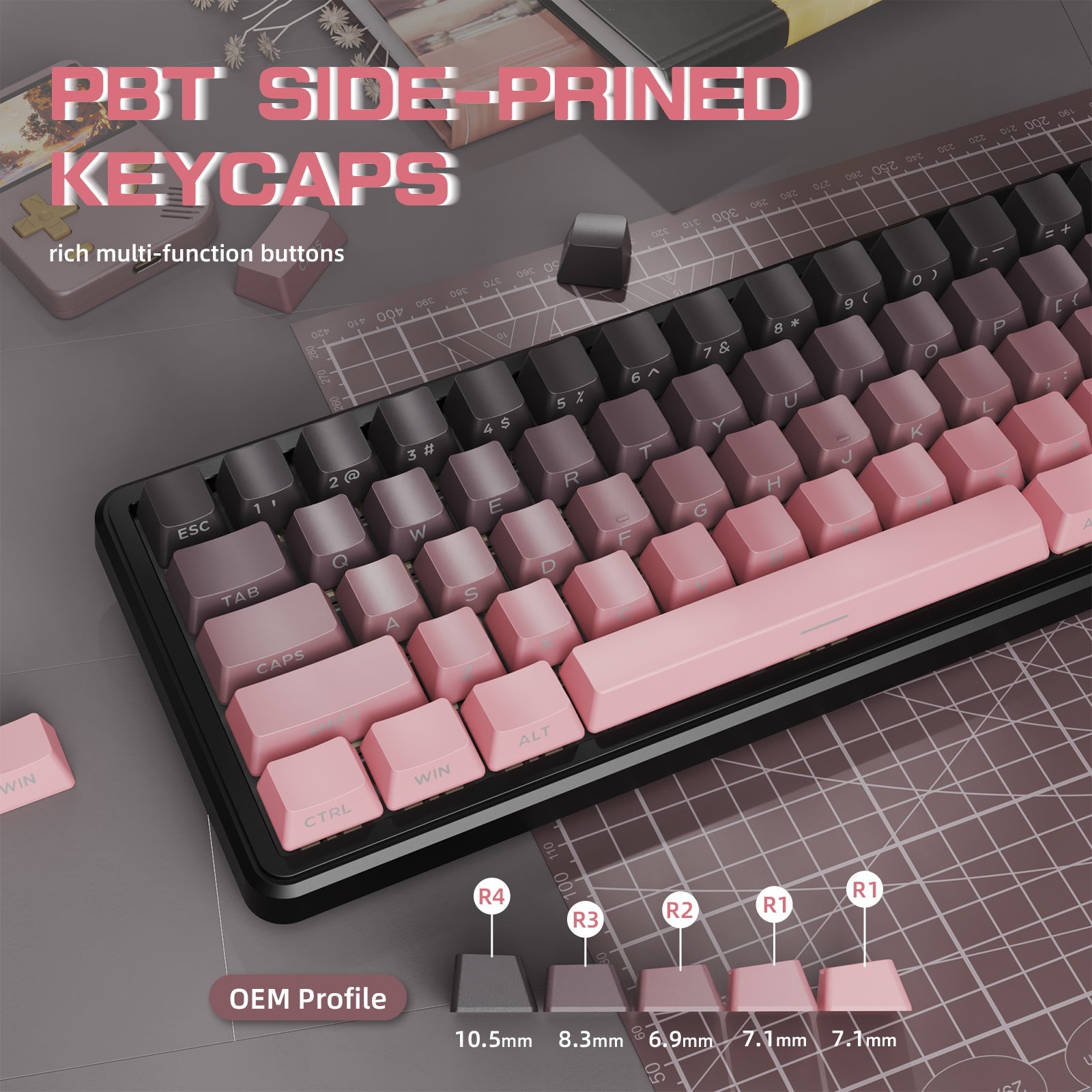 ATTACK SHARK X66 Wireless Mechanical Keyboard with 8K Coiled Cable