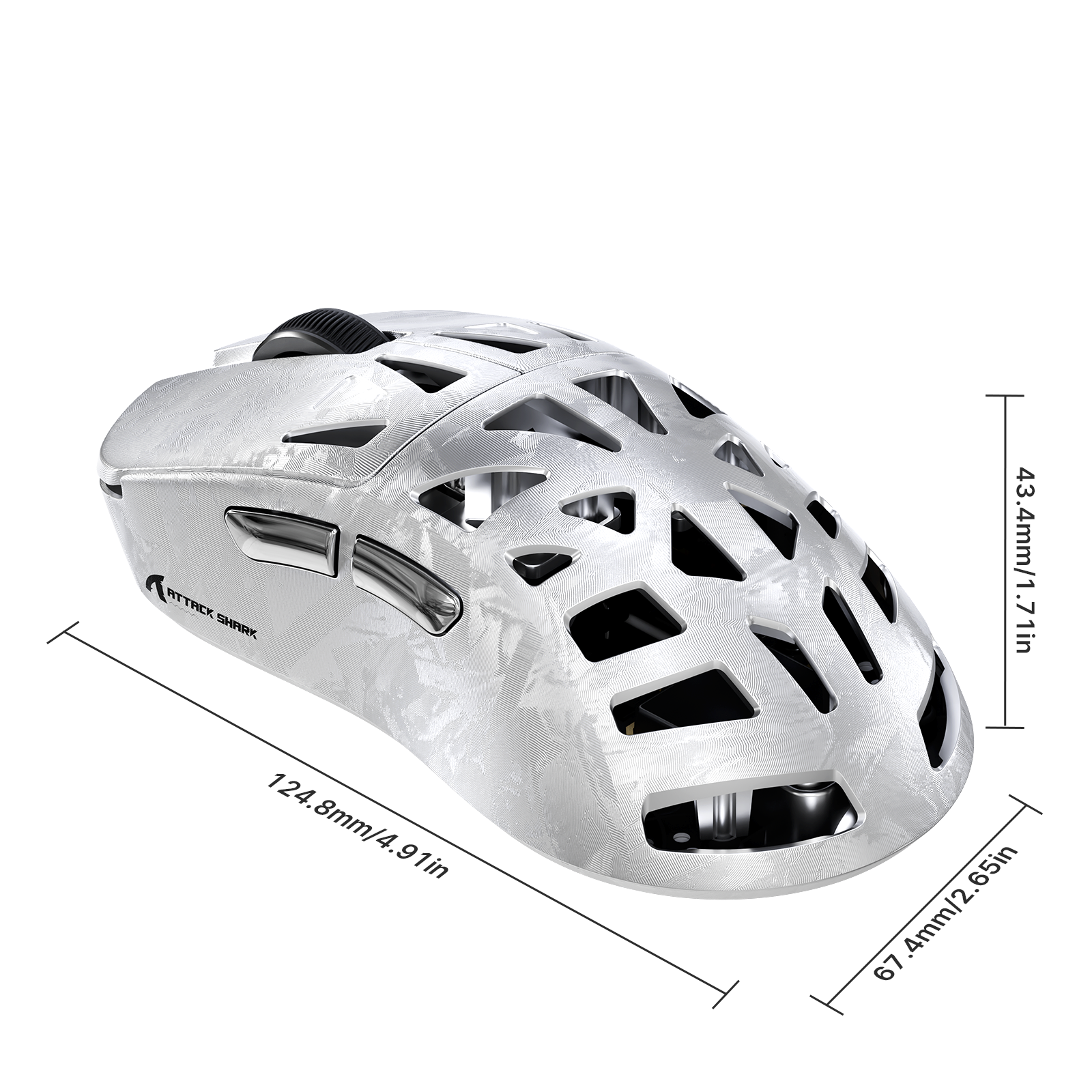 Pre Order: ATTACK SHARK RS6 ULTRA Carbon Fiber Wireless PAW3955MAX Gaming Mouse