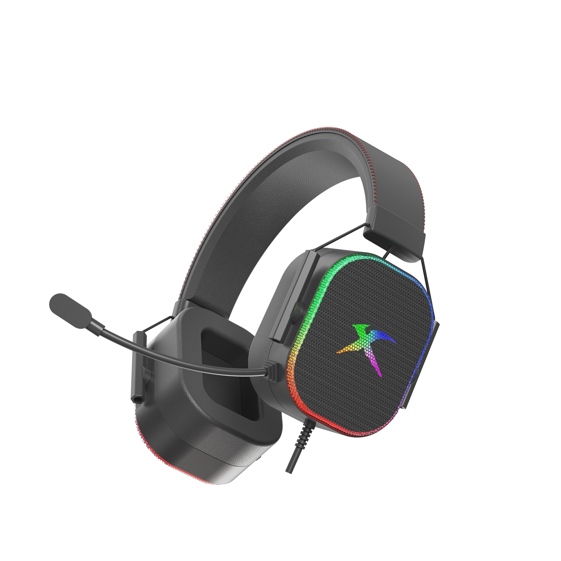 XTRIKE ME GH-515W WIRED RGB GAMING HEADSET WITH STATIC LIGHTING EFFECTS