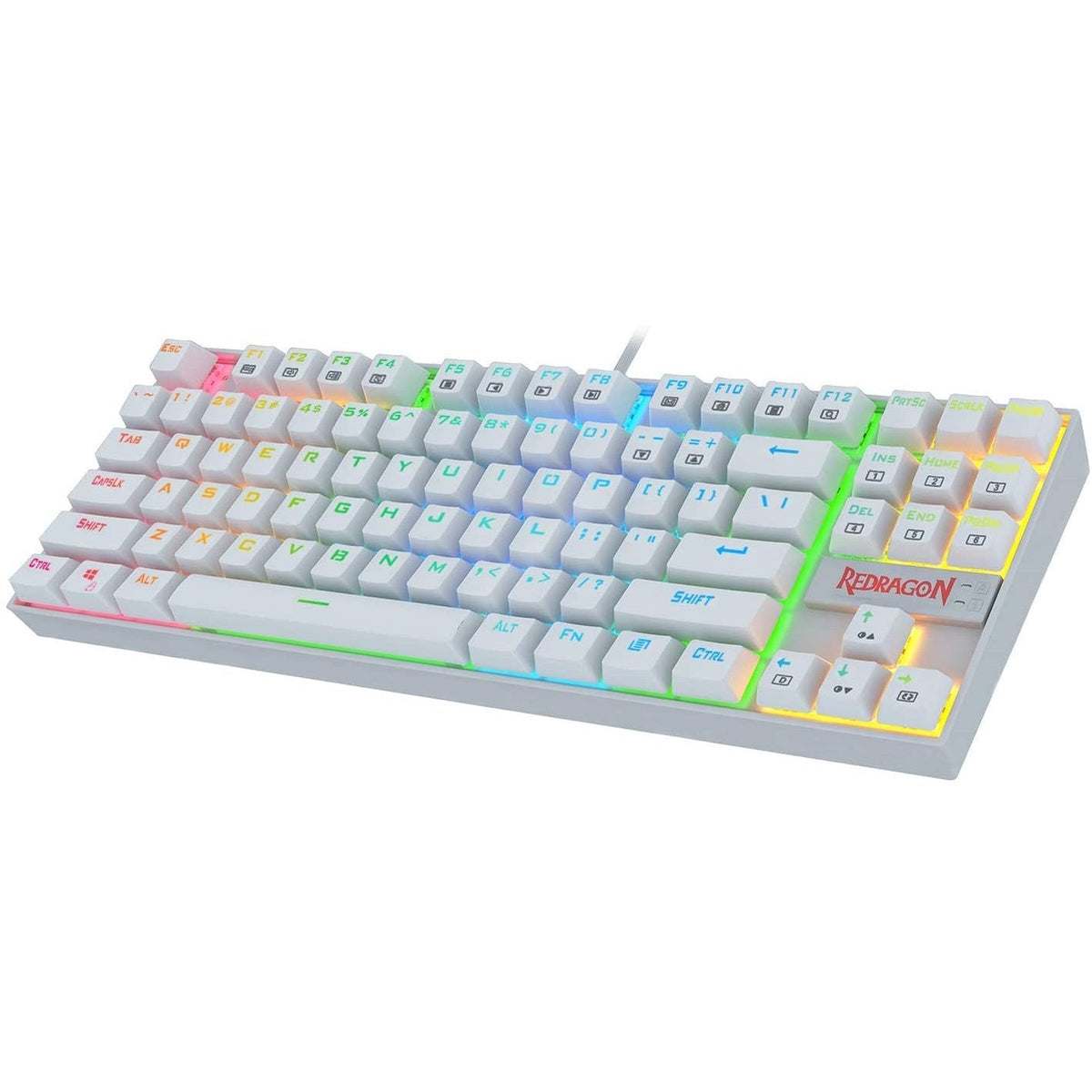 Redragon K552W KUMARA RGB Mechanical Gaming Keyboard (White)