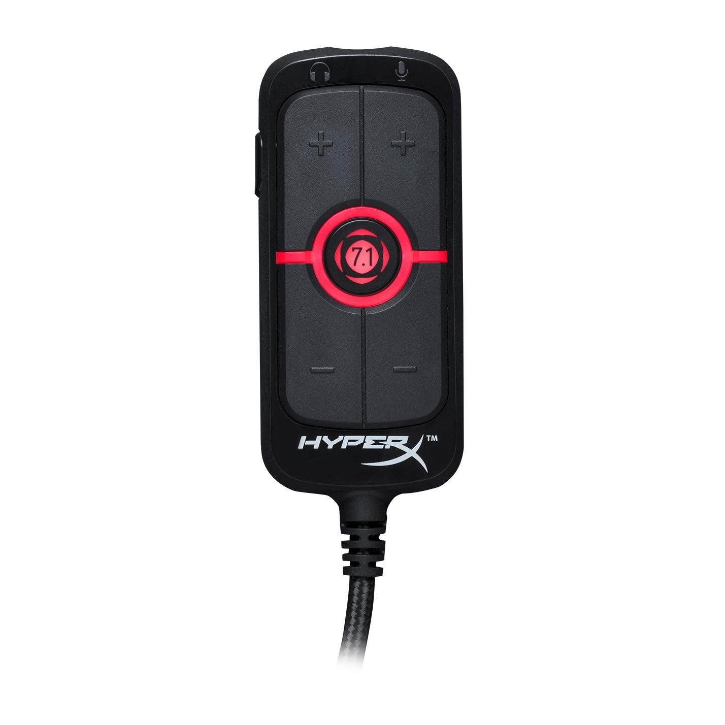 HyperX Amp USB Sound Card – Virtual 7.1 Surround Sound – Works with PC/PS4