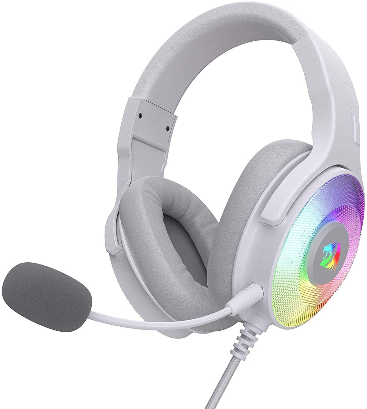 Redragon H350W PANDORA RGB USB Gaming Headset (White)