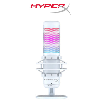 HyperX QuadCast S USB Microphone White RGB Gaming Professional Microphone OPEN BOX NEW