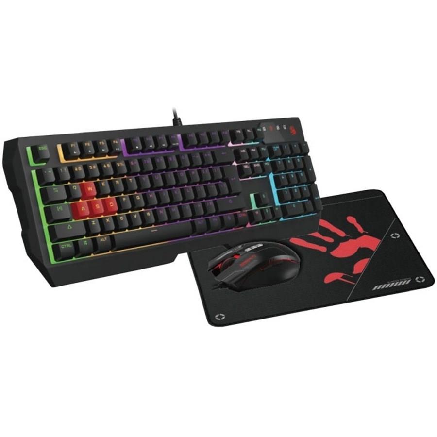 Bloody WS98 Dual-Core RGB Wireless Mechanical Keyboard - Multi-Mode Connection - WaveLink Connectivity - BLMS Mechanical Switch - System Swap - Quiet Typing - Sports Red