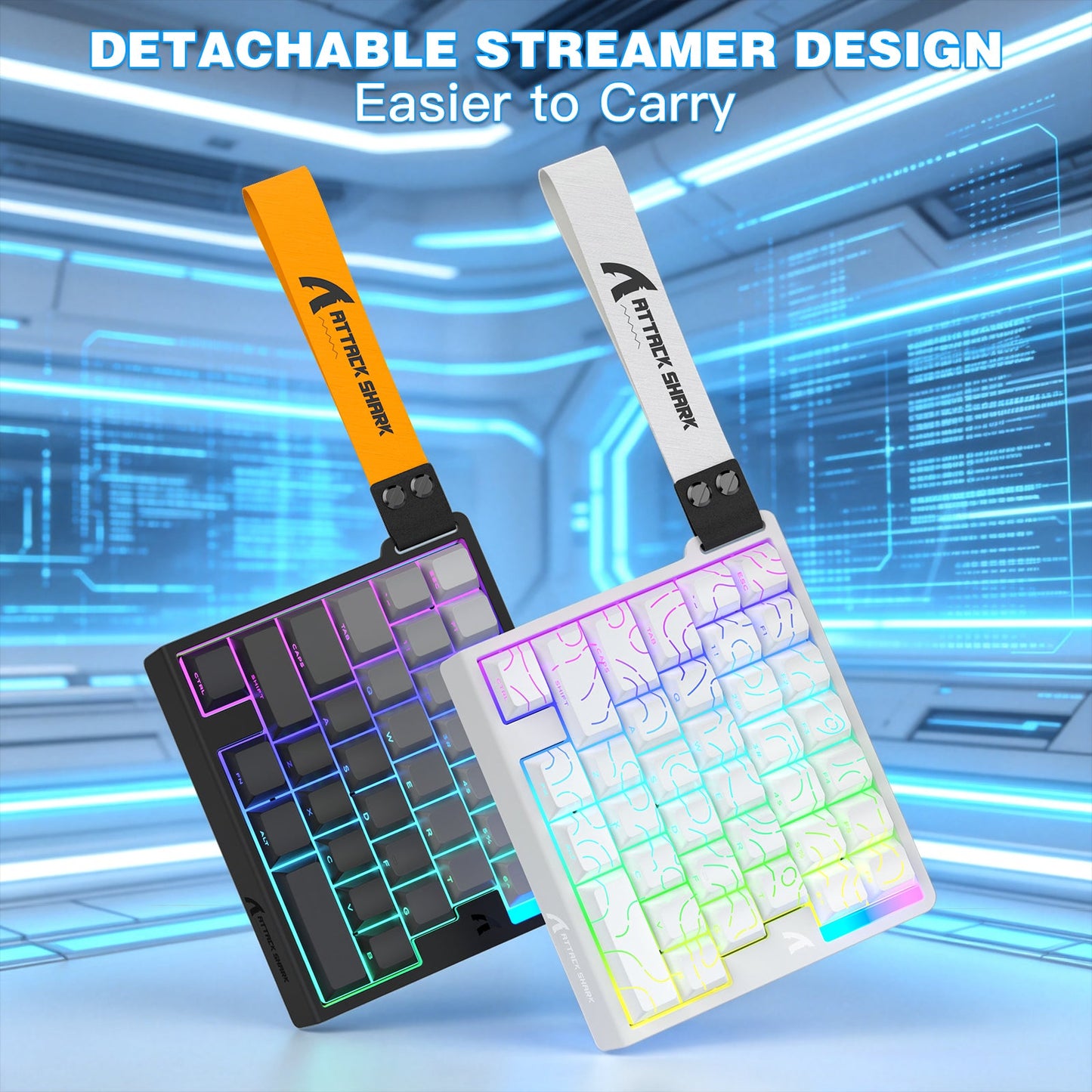 ATTACK SHARK M36 HE One-Handed Magnetic Switch Keyboard