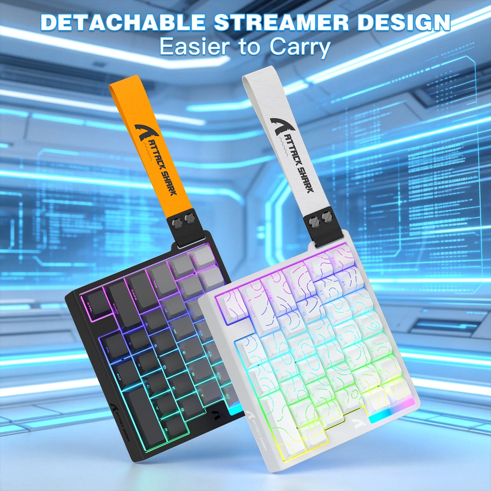 ATTACK SHARK M36 HE One-Handed Magnetic Switch Keyboard