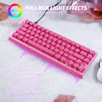 ATTACK SHARK X68 HE Rapid Trigger Keyboard Magnetic Switch