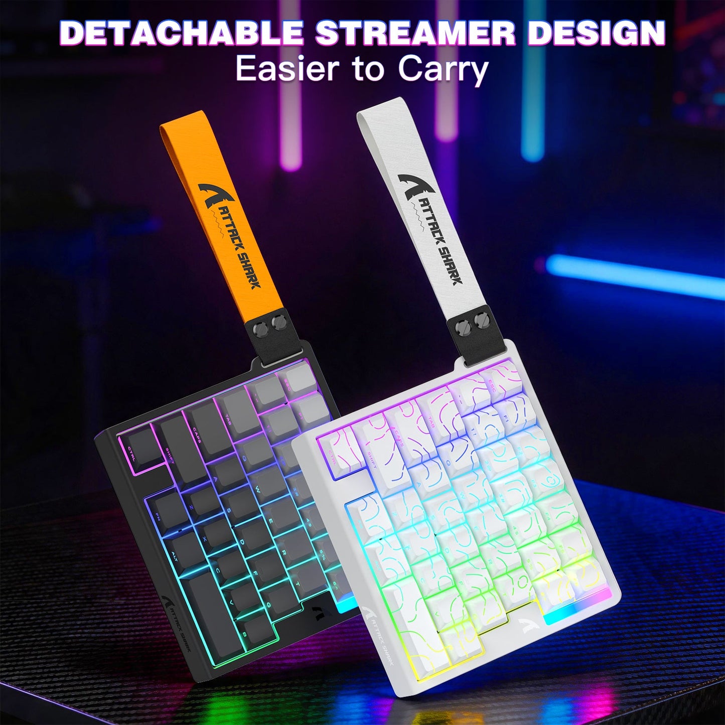 ATTACK SHARK M36 HE One-Handed Magnetic Switch Keyboard