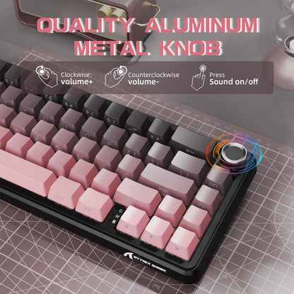 ATTACK SHARK X66 Wireless Mechanical Keyboard with 8K Coiled Cable