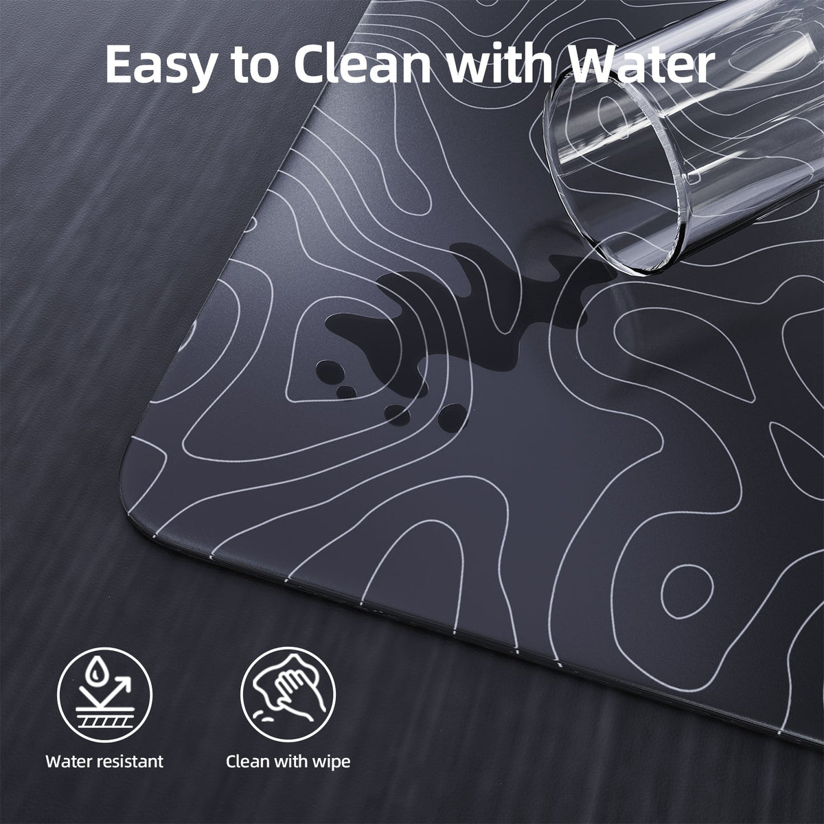 ATTACK SHARK CM05 Tempered Glass Gaming Mouse Pad