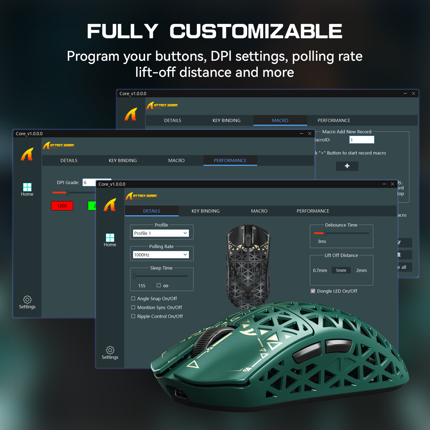 ATTACK SHARK R5 ULTRA Carbon Fiber Wireless 8K PAW3950MAX Gaming Mouse
