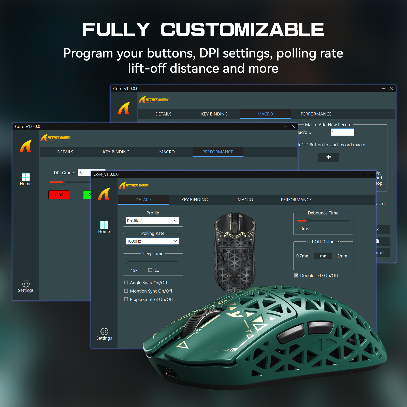 ATTACK SHARK R5 ULTRA Carbon Fiber Wireless 8K PAW3950MAX Gaming Mouse
