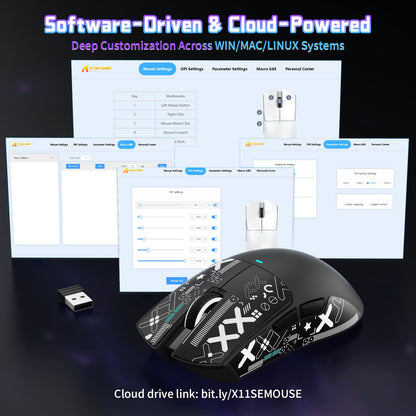 ATTACK SHARK X11SE Wireless Gaming Mouse