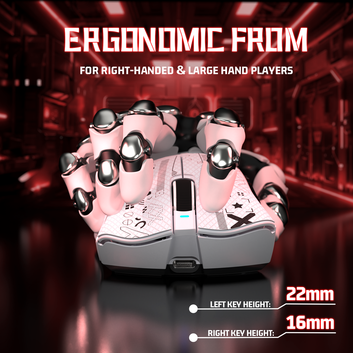 ATTACK SHARK V3 Ultra-Light Tri-Mode Gaming Mouse