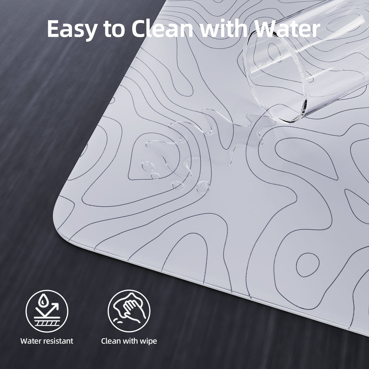 ATTACK SHARK CM05 Tempered Glass Gaming Mouse Pad