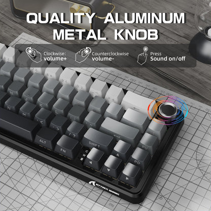 ATTACK SHARK X66 Wireless Mechanical Keyboard with 8K Coiled Cable