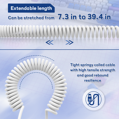 ATTACK SHARK C04-C COILED CABLE