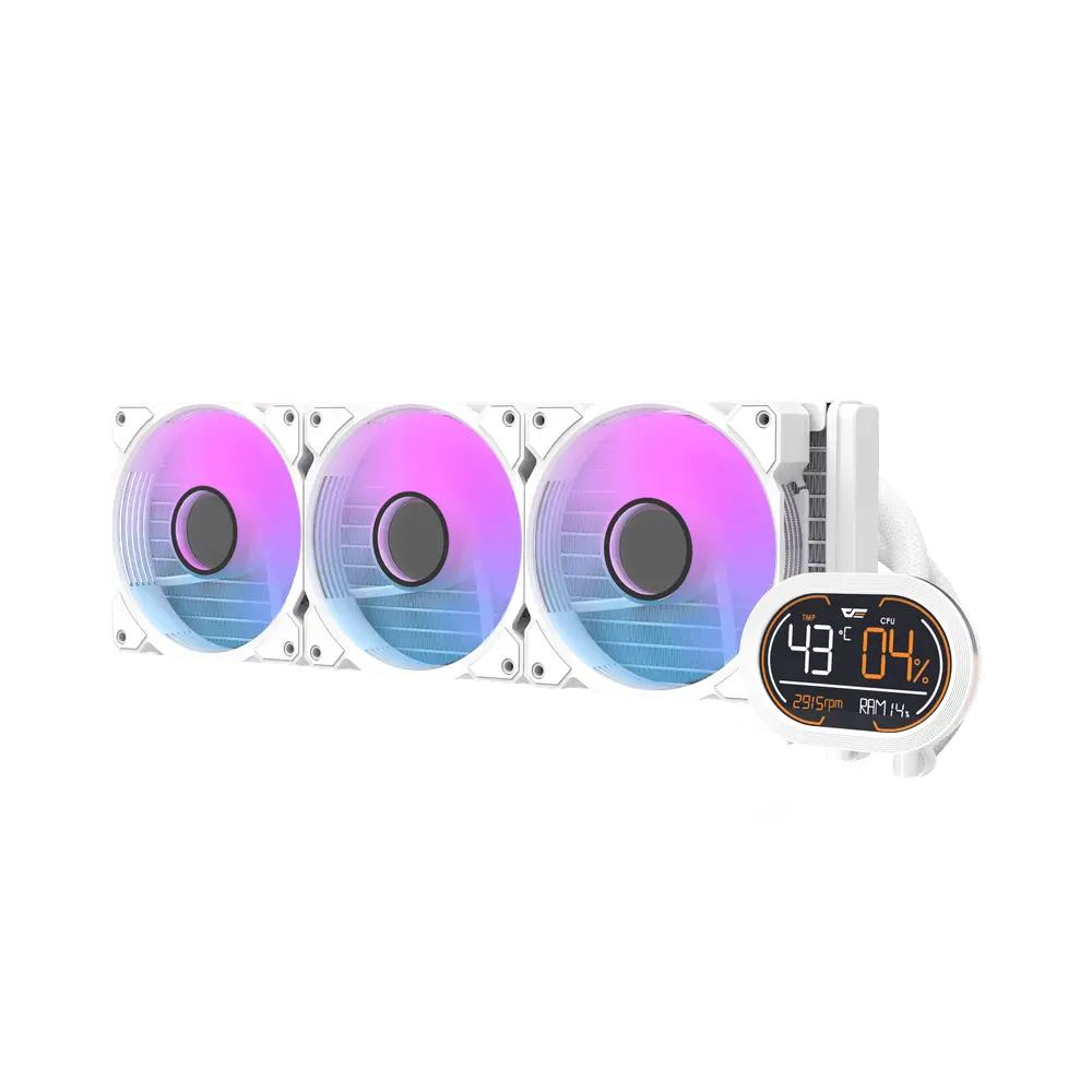 DARKFLASH DH360D Liquid CPU Cooler WHITE