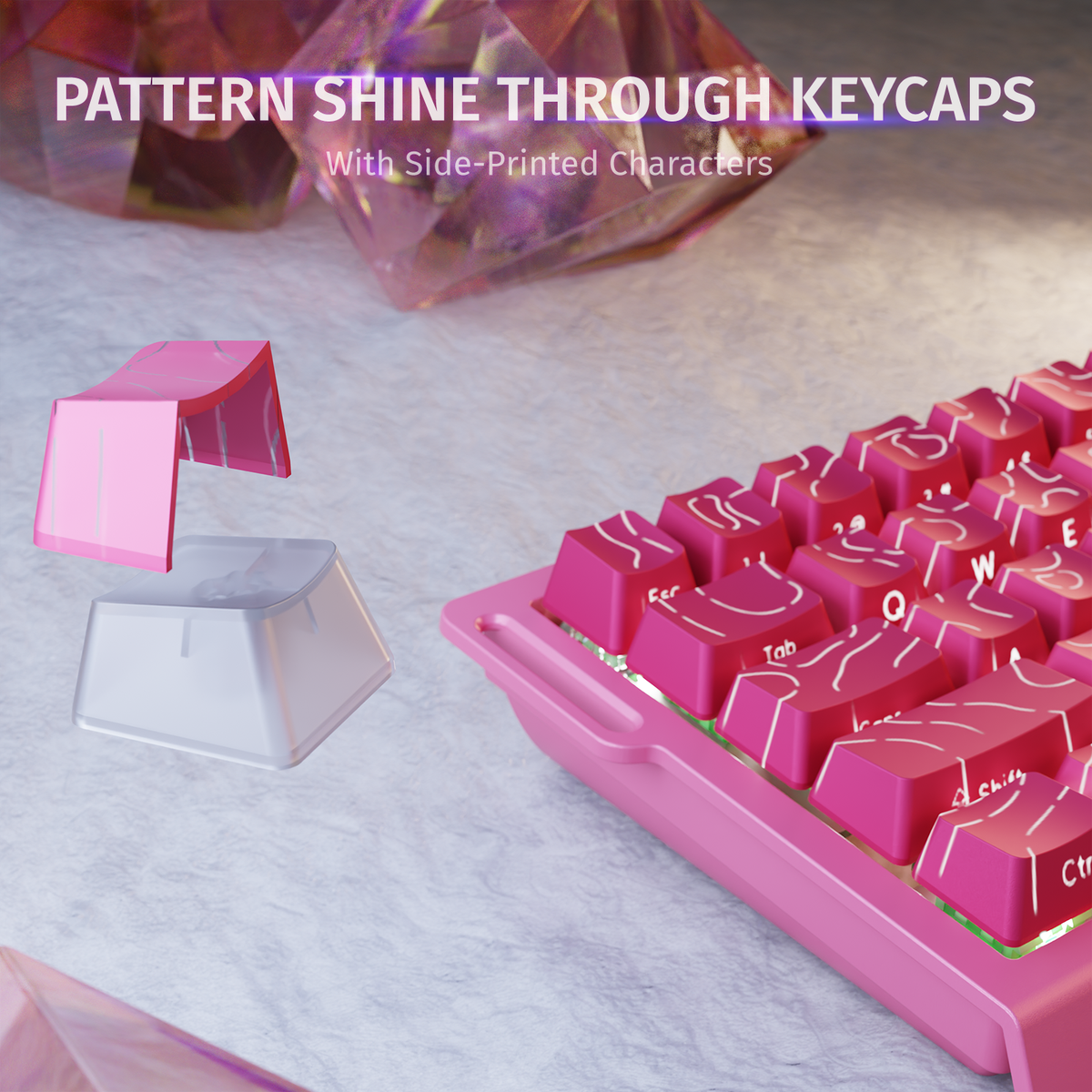 ATTACK SHARK X68 HE Rapid Trigger Keyboard Magnetic Switch
