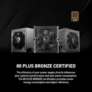 MSI MAG A650 Bronze 650W 80 PLUS Bronze Power Supply
